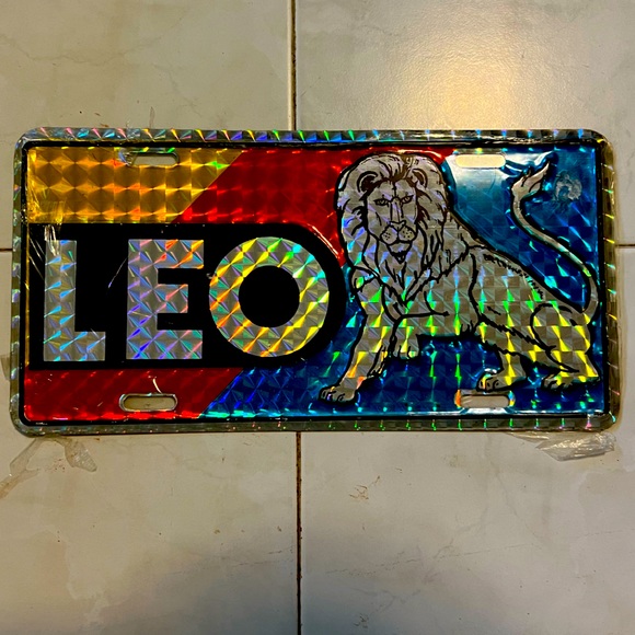 Zodiac Sign, Leo Auto Tag - Picture 1 of 1
